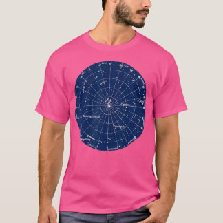 ヴィンテージ星図コンステレーション天文学スパ Tシャツ