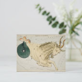 ヴィンテージ星座イラストレーションポスター ポストカード (スタンド正面)