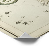 ヴィンテージ星座イラストレーション ポスター (角)