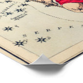 ヴィンテージ星座イラストレーション ポスター (角)