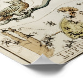 ヴィンテージ星座イラストレーション ポスター (角)