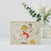 ヴィンテージ星座イラストレーション ポストカード (スタンド正面)