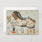 ヴィンテージ星座イラストレーション ポストカード (正面/裏面)