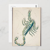 ヴィンテージ星座イラストレーション ポストカード (正面/裏面)