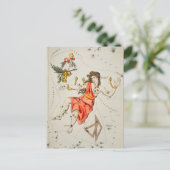 ヴィンテージ星座イラストレーション ポストカード (スタンド正面)