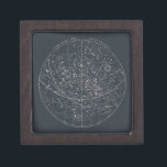 ヴィンテージ星座マップ ギフトボックス<br><div class="desc">アサ・スミスの天文学から修正された天図解入りの、写真付きののイラストレーション, 1851.</div>