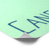 ヴィンテージ星座占星術蟹座蟹星図 ポスター (角)