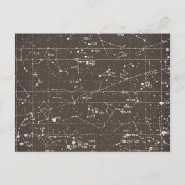 ヴィンテージ星座図はがき ポストカード