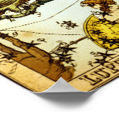 ヴィンテージ星座図 ポスター (角)