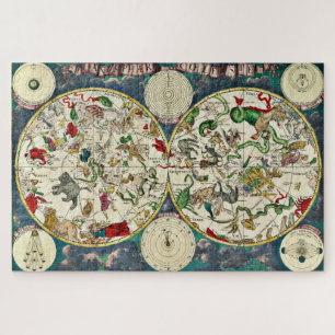 ヴィンテージ星座天図1670年 ジグソーパズル