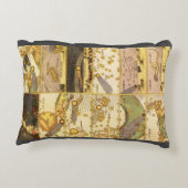 ヴィンテージ星座、アンティーク天文学&星 アクセントクッション (裏面)