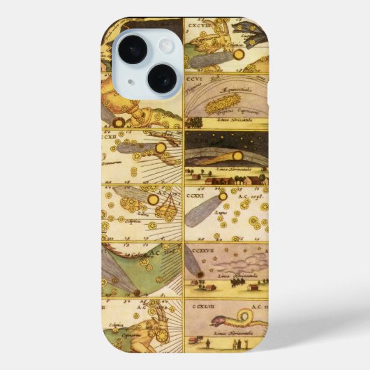 ヴィンテージ星座、アンティーク天文学&星 Case-Mate iPhoneケース (裏面)