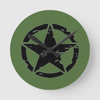 ヴィンテージ星時計 ラウンド壁時計