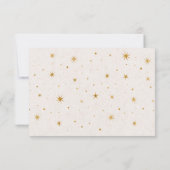 ヴィンテージ星月RSVP応答カード 出欠カード (裏面)