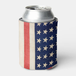 ヴィンテージ星条旗 缶クーラー