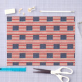 ヴィンテージ星条旗 薄葉紙 (クラフト)