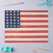 ヴィンテージ星条旗 薄葉紙 (クラフト)