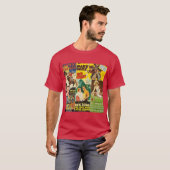 ヴィンテージ映画の絵モンテージ12フレンド Tシャツ (正面フル)