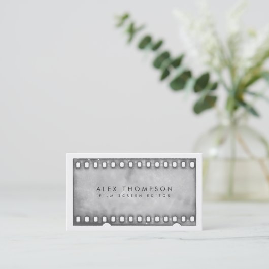 ヴィンテージ映画エディタービデオYouTube 名刺 (スタンド正面)