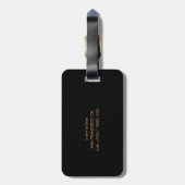 ヴィンテージ映画カメラマンのフィルムのフィルムストリップの役割 ラゲッジタグ (裏面縦)