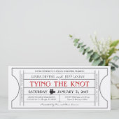 ヴィンテージ映画チケット招待状 招待状 (スタンド正面)