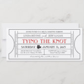 ヴィンテージ映画チケット招待状 招待状 (正面)