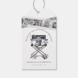 ヴィンテージ映画ナイト大人誕生日 ギフトタグ