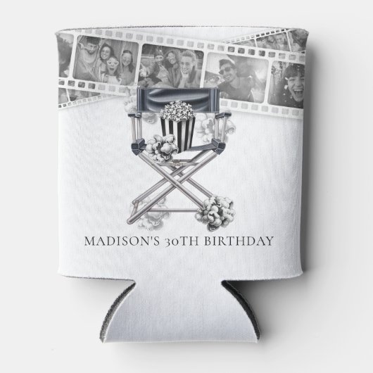 ヴィンテージ映画パーティー大人誕生日カスタム 缶クーラー (正面)