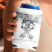 ヴィンテージ映画パーティー大人誕生日カスタム 缶クーラー