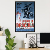 ヴィンテージ映画ホラー – ポスター (ホームオフィス)