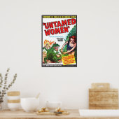 ヴィンテージ映画ホラー –  ポスター (キッチン)