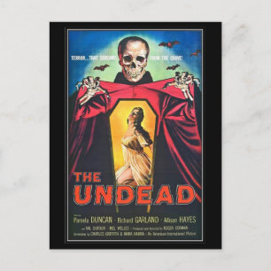 ヴィンテージ映画ホラー – ポストカード