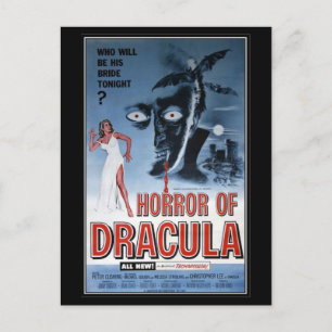 ヴィンテージ映画ホラー – ポストカード