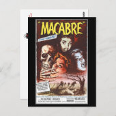 ヴィンテージ映画ホラー – ポストカード (正面/裏面)