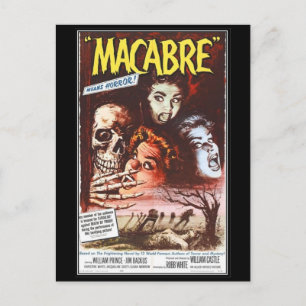 ヴィンテージ映画ホラー – ポストカード