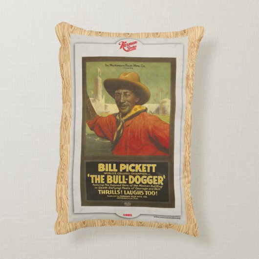 「ヴィンテージ映画ポスター」 アクセントクッション (裏面(縦))