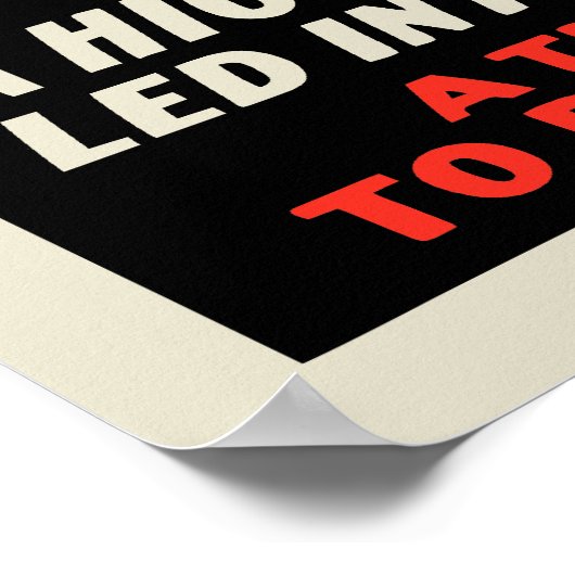 ヴィンテージ映画ポスター – 「燃える情熱」 ポスター (角)