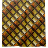 ヴィンテージ映画リールフィルムシアタークラシック シャワーカーテン (正面)