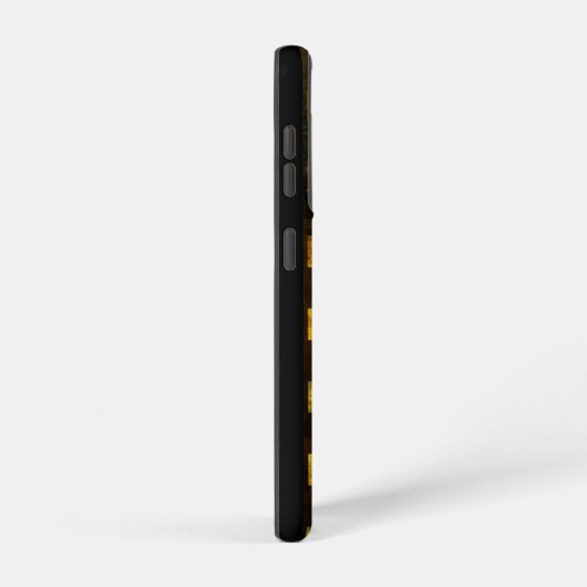 ヴィンテージ映画リールフィルム黒金ゴールド SAMSUNG GALAXYケース (右側面)