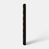 ヴィンテージ映画リールフィルム黒金ゴールド SAMSUNG GALAXYケース (左側面)