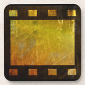 ヴィンテージ映画リールフィルム コースター (正面)