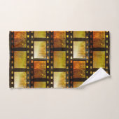 ヴィンテージ映画リールフィルム バスタオルセット (ハンドタオル)