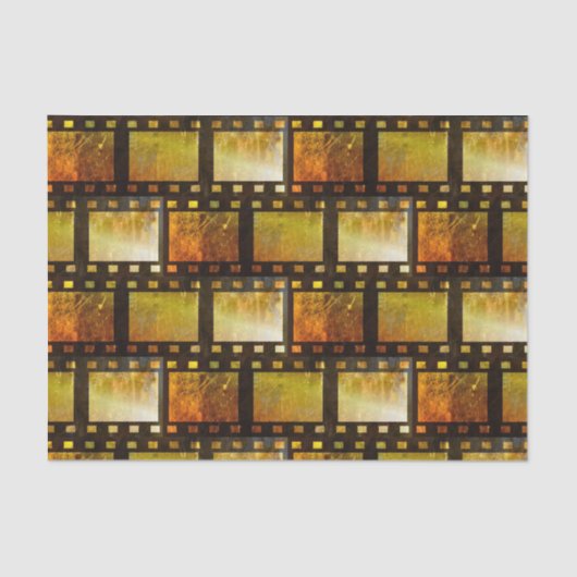 ヴィンテージ映画リールフィルム 薄葉紙 (正面)