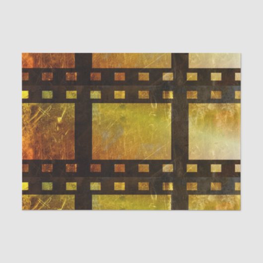 ヴィンテージ映画リールフィルム 薄葉紙 (正面)