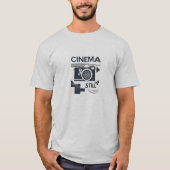 ヴィンテージ映画愛好家のための映画撮影Tee Tシャツ (正面)
