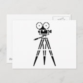 ヴィンテージ映画撮影セットカメラ ポストカード (正面/裏面)