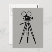 ヴィンテージ映画撮影セットカメラ ポストカード (正面/裏面)