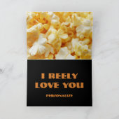 ヴィンテージ映画映画おもしろいのロマンチックカード カード (内部)