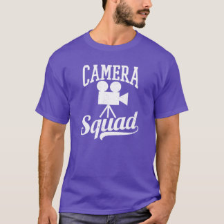 ヴィンテージ映画製作者カメラチームギフト Tシャツ