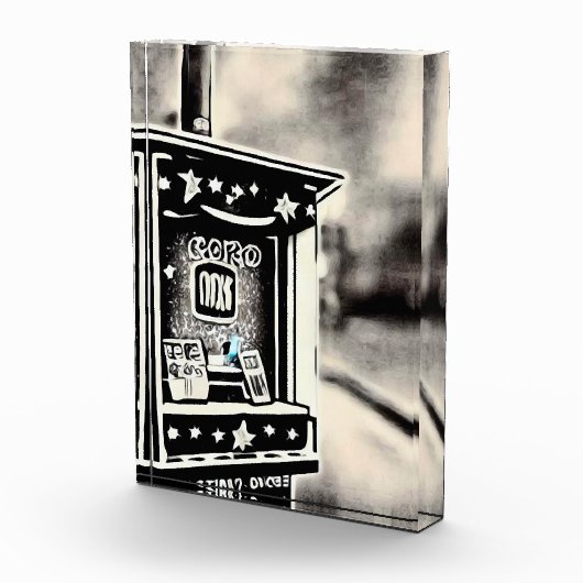 ヴィンテージ映画館チケットブース フォトブロック (右)